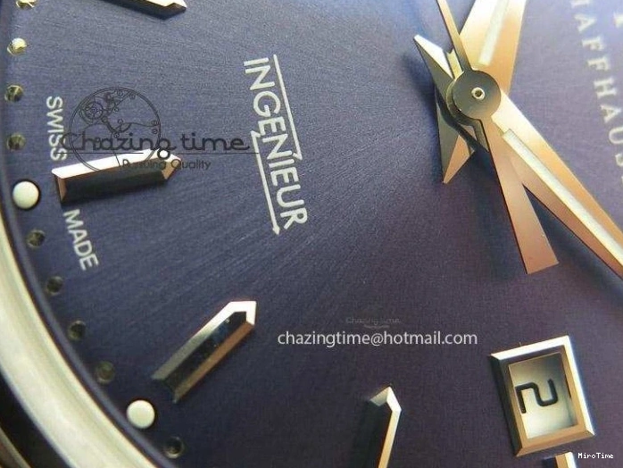 MIROTIME 0224 UrbanChic Ingeniuer St.Laurens SS Blue Dial MK 1:1 Best Edition On Black Leather Strap A 7366